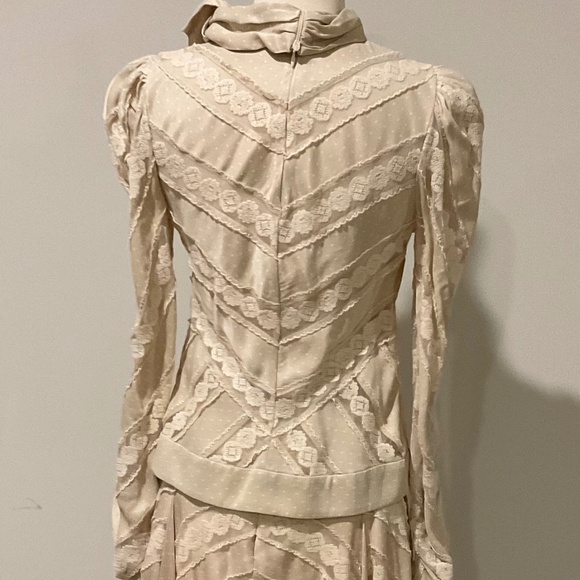 ZIMMERMANN UNBRIDLED CHEVRON PANEL TOP. COLOR: BEIGE, SIZE 1AU (6US). - Picture 5 of 16